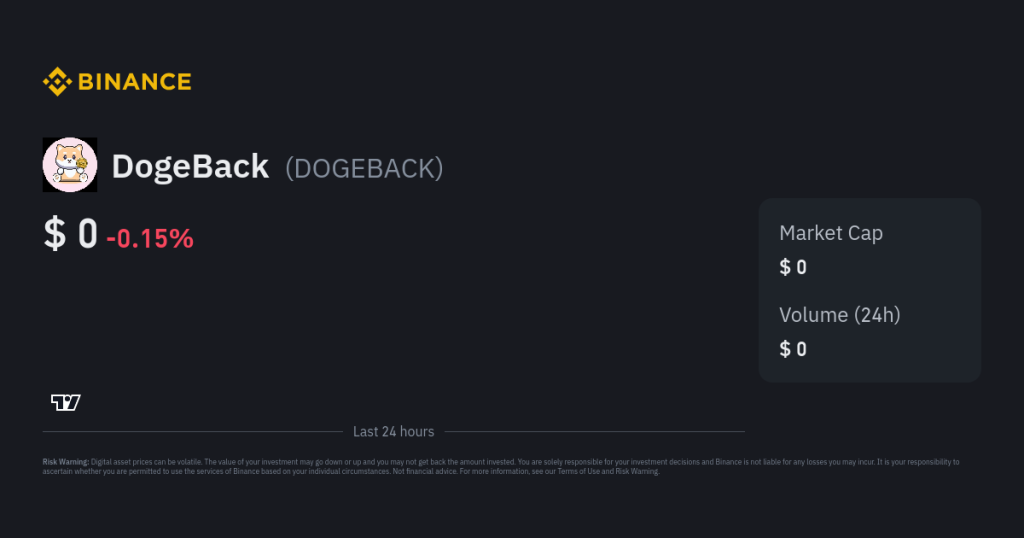 Dogeback 1 live dogeback price
