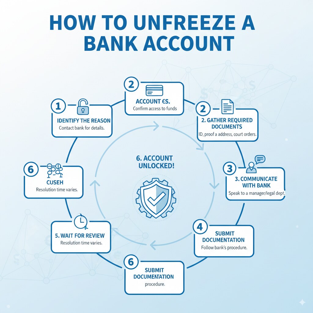 How to Unfreeze a Bank Account