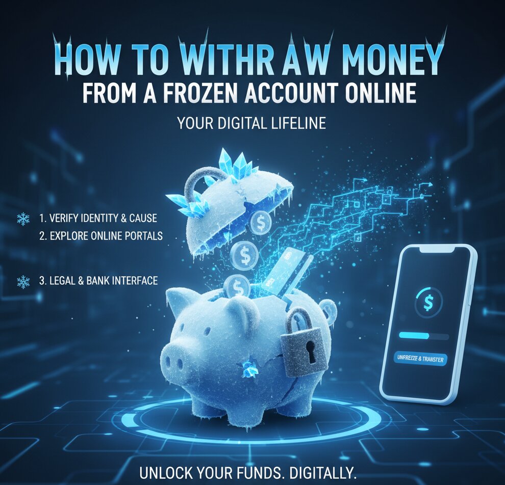 How to Withdraw Money from a Frozen Account Online